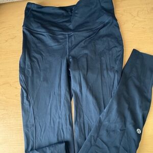 True navy LULULEMON Leggings